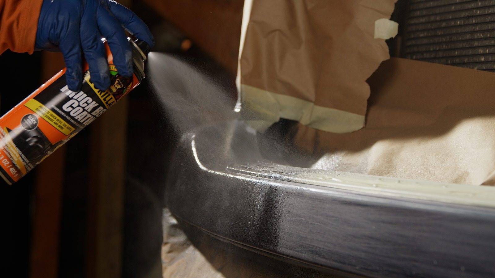 spraying bumper