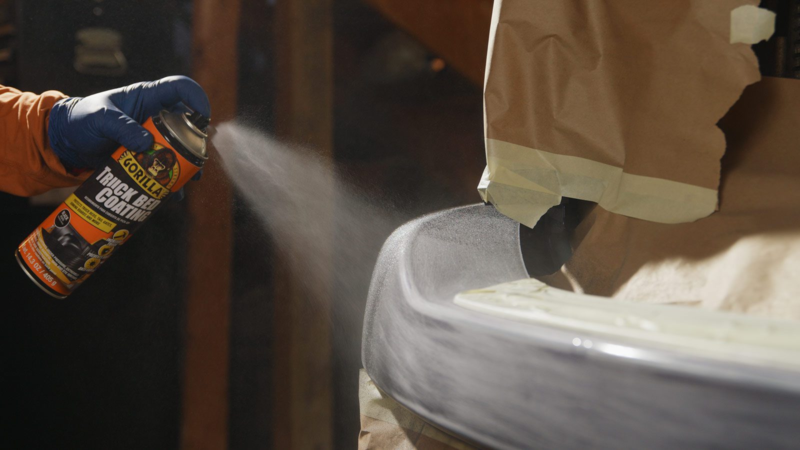 spraying bumper